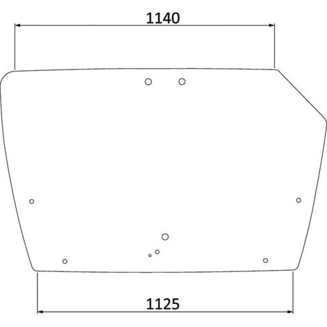 Heckscheibe oben UNIVERSAL 4429137N (1/2)