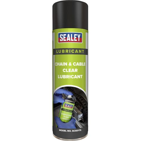 Sealey Chain & Cable Clear Lubricant 500ml SCS017S