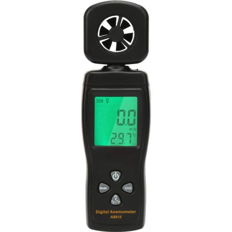 Windgeschwindigkeits-Luftstromtester, SMART SENSOR AS816 0,3–30 m/s Mini-Digital-Anemometer