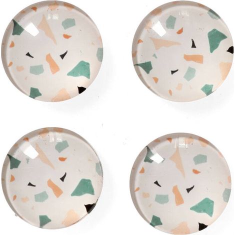 Magneten, Ø 2,5 cm, 4er-Set
