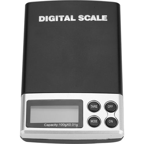 Mini balance électronique numérique portable LCD de poche pour bijoux et or (100 g/0,01 g)-AquaForge (1/5)