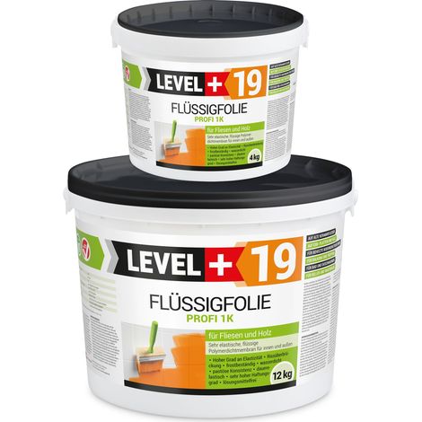 LEVEL+ Flüssigfolie Dichtfolie Abdichtung Holz L+19 - 16KG