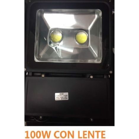 Projecteur Led Cob Giove Ip66 Lentille 100 W Watt Lampe Spot Lumière Froide Froide