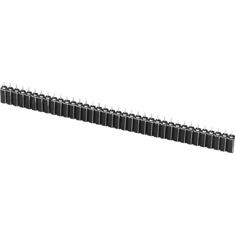 TRU COMPONENTS Connettore femmina (precisione) Numero di righe: 1 Poli per fila: 40 TC-0306-040-1-50-00 1 pz.