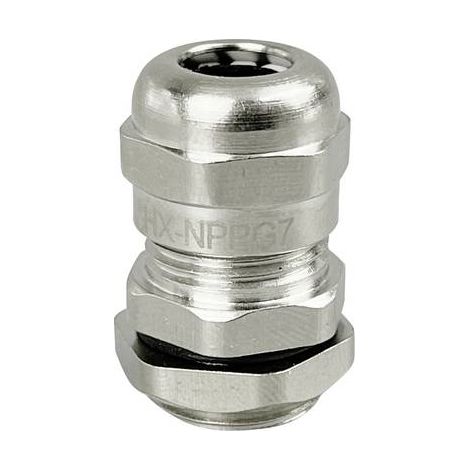 TRU COMPONENTS TC-10302868 Presse-étoupe PG7 laiton (nickelé) métal 1 pc(s) (1/3)