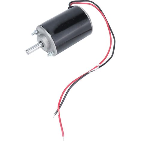 Moteur électrique à courant continu à aimant permanent haute vitesse pour tondeuses à gazon, rotation horaire/antihoraire, longueur d'arbre 26 mm, 24 V, 7 000 tr/min (1/5)