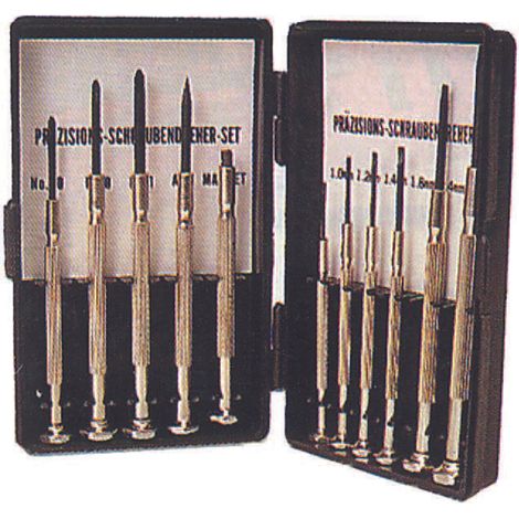 SET KIT CACCIAVITI GIRAVITI DI PRECISIONE 11 Pezzi VALEX