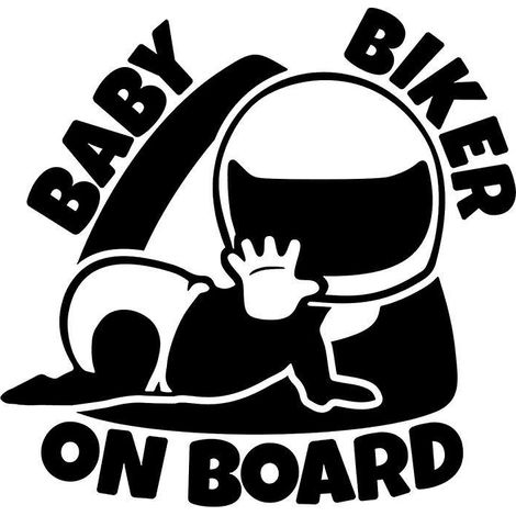 (paquet De 5-noir) Bb Bord Autocollant Voiture (1/3)