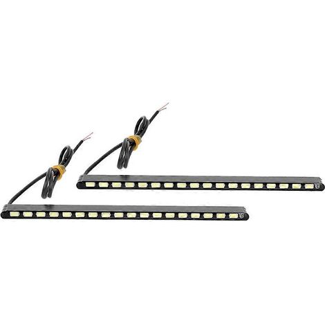 Feu de jour étanche à LED haute performance 5630 (DRL) pour voiture, 18 LED