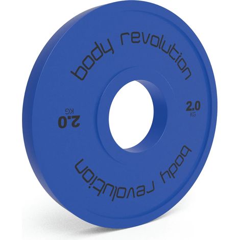 2 x 2kg Fractional Bumper Plates