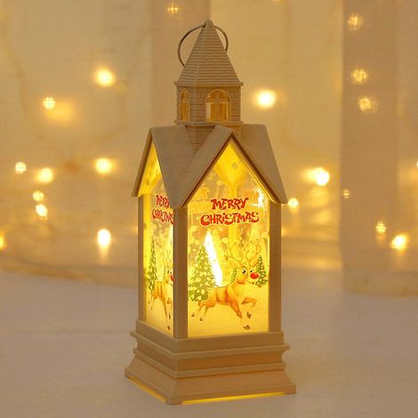 Luminaire Noël - Guirlande Lumineuse LED Imitation Bougie - Décoration Intérieure Extérieure Arbre Sapin Table Cheminée - 1 Pièce
