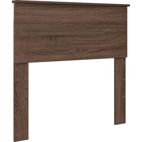 Cabecero Roble Marrón 90 cm Madera contrachapada vidaXL