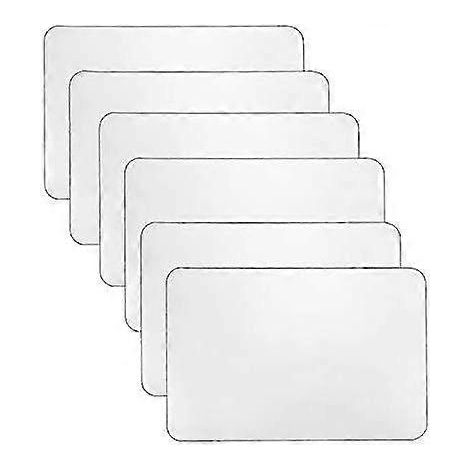 Lot de 6 sets de table en plastique, résistants à la chaleur et lavables, pour la salle à manger et la cuisine. (1/4)
