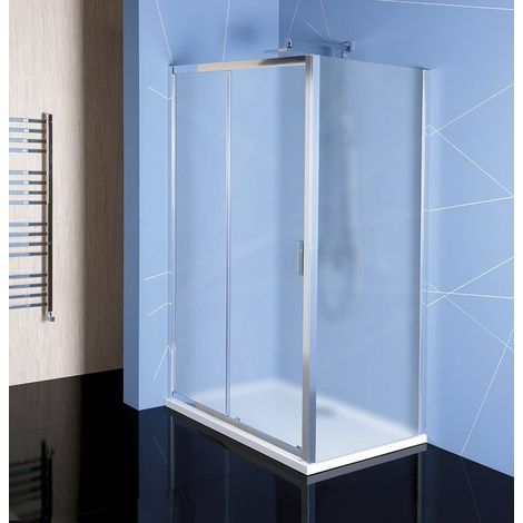 EASY Écran rectangulaire 1100x800mm L/R variante, verre Brick (1/2)