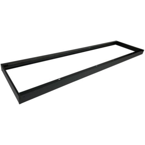 Cadre de montage en saillie pour panneaux LED 120x30 Noir (1/5)