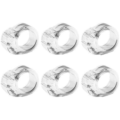 Butées de porte protection poignee porte PVC stop porte,6 Pack butee de porte interieur butée porte amortisseur porte Pour protéger l'intégrité des murs Meubles (1/4)