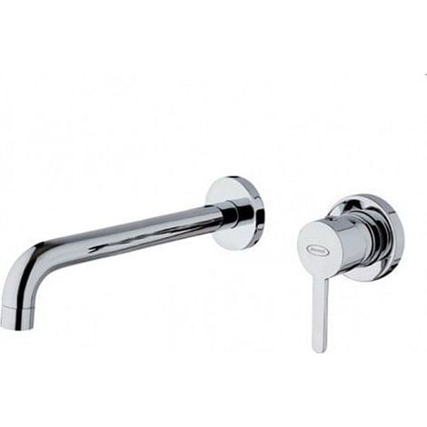 Rubinetto Jacuzzi a incasso per lavabo serie Sunset senza scarico per piletta click clack 0SU00497JA02 cromato (1/2)