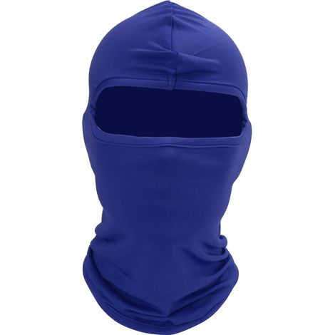 Cache-cou intégral pour casque de moto et vélo, protection hivernale contre le vent et poussière - Bleu