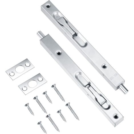 JSSEVN - Pieces Concealed Door Latch Security Bolt, Sliding Lever Handle Latch, Locks and Bolt Concealed Door Latch (1/5)