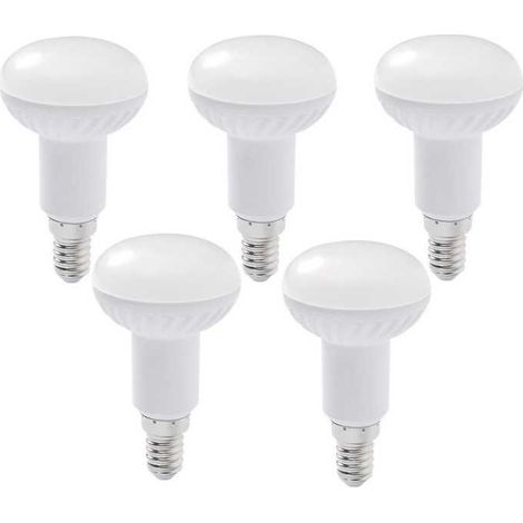 Pack de 5 Ampoules led réflecteur R50 E14 6,0 watt (eq. 38 watt) 3000K Blanc Chaud (1/3)