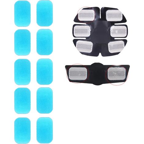 EMS-Nackenmassage-Gelpads, austauschbare Muskelmassage-Sticker, Muskelstimulator, Physiotherapie-Zubehör  05333-AquaForge