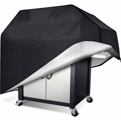 Housse pour barbecue, en tissu Oxford robuste, imperméable, anti-poussière, résistante aux UV, housse pour barbecue d'extérieur (190 x 71 x 117 cm) (1/5)