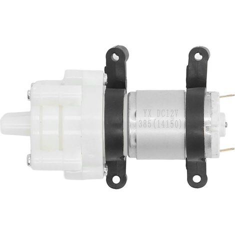 Pompe à eau auto-amorçante 12V DC - Moteur 385, support PVC, hauteur de refoulement 3 mètres (1/5)