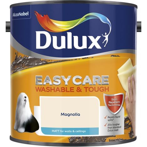 Dulux Easycare Washable & Tough Matt Emulsion Paint - 2.5L - Magnolia