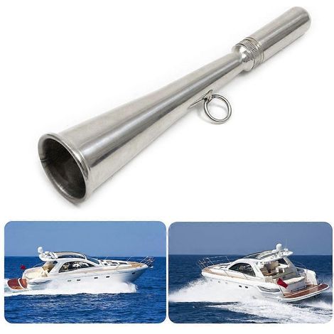 Klaxon pneumatique marin à haut volume, haut-parleur portable pour les sports nautiques et les compétitions. (1/4)