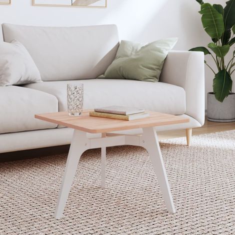 Dessus de table 50x50x1,5 cm carré bois massif de hêtre