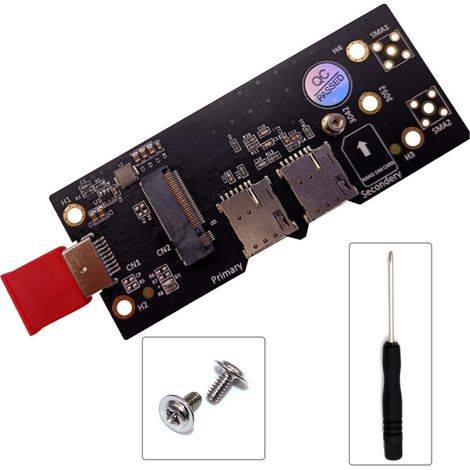 M.2-zu-USB-3.0-Adapter für NGFF Key B-Modul mit Dual-SIM-Kartensteckplatz, 3G/4G/5G-kompatibel (1/5)