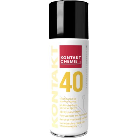 Nettoyant pour contacts électriques Kontakt Chemie KONTAKT 40, Aérosol 200 ml ( Prix pour 1 ) (1/3)