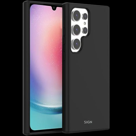 Funda de Silicona Líquida para Samsung Galaxy S24 Ultra - Negro