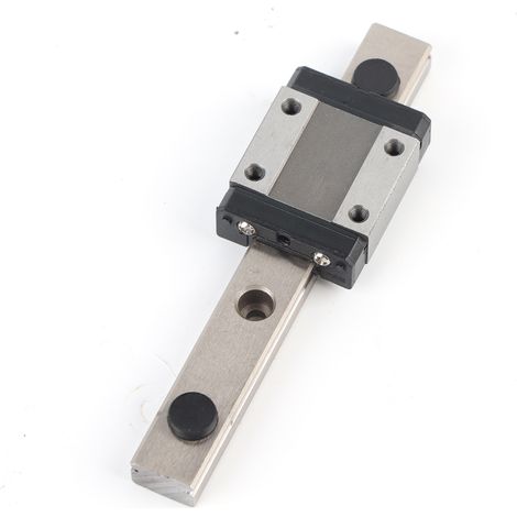 Guide linéaire de précision, robuste et durable, léger et compact, rail coulissant stable pour projets CNC et bricolage, 100 mm (1/5)