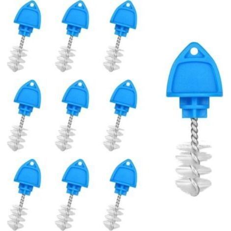 10pcs Beer Tap Cap Brush, Beer Tap Plug Brush Plastic Cleaning Brushes Beer Tap Brush Caps for Restaurant Home Party Bar (1/4)