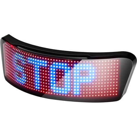 Casco a LED con display a colori, visualizzazione della velocità controllabile tramite app e ritmo musicale, adatto ad adulti (uomini e donne). (1/5)