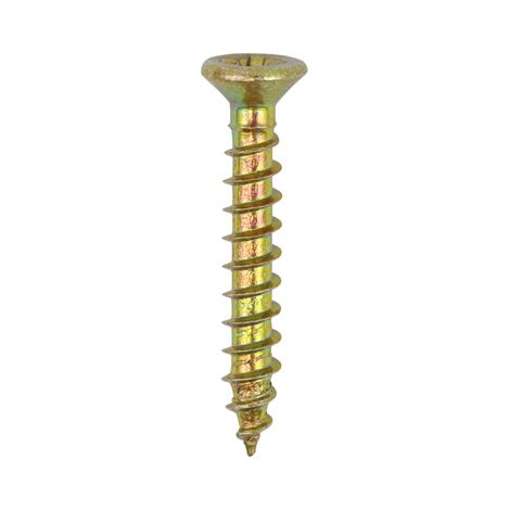 TIMCO Classic Multi-Purpose Reduced Head Countersunk Gold Piano Hinge Woodscrews - 3.0 x 20