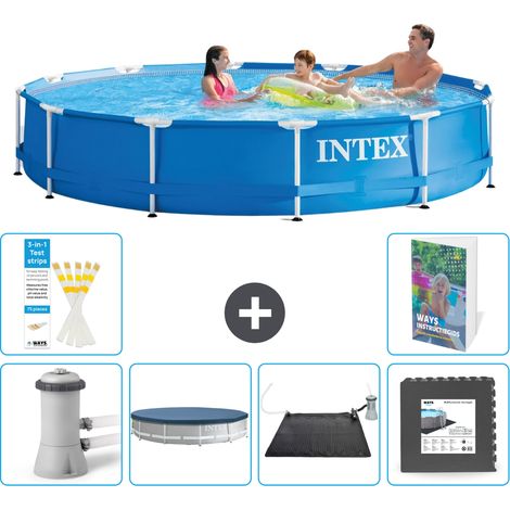 Frame Pool Rund - 366x76 cm - 7-teilig S195