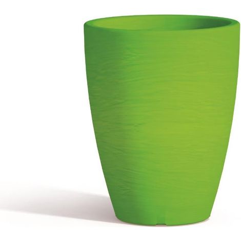 Vaso per arredo esterno interno adone square verde 38 cm