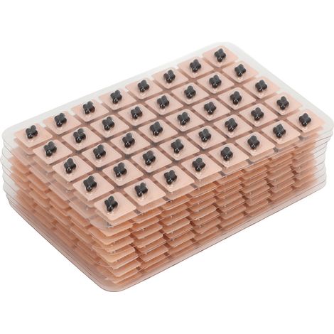 400 autocollants d'acupuncture auriculaire, kit anti-cernes, débloque les méridiens, élimine les toxines, pastilles de pression auriculaire (1/5)