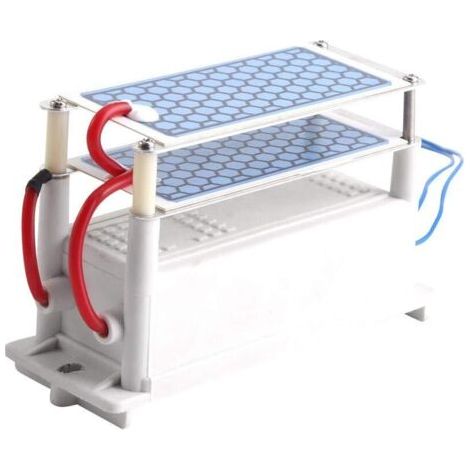 DEESSE SHOP-Générateur d'ozone à CA 110V, générateur d'ozone à double couche 10g/h costume de générateur d'ozone en plaque en céramique porable pour réfrigérateur, sécheuse, purificateur de voiture (1/5)
