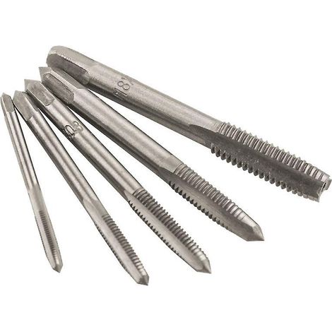 Tarauds métriques pour machines à main (lot de 5) (1/2)