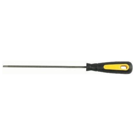 MAURER - LIMA TONDA PER CATENA MOTOSEGHEØ4,0x200MM - CON MANICO ERGONOMICO BIMATERIALE (1/2)