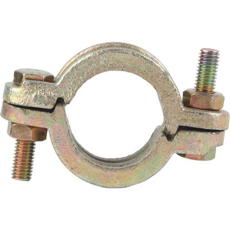 Hochleistungsfähige, hochtemperaturbeständige Schlauchschelle aus Kohlenstoffstahl für Stahlrohre und Gummimuffen 32–39 mm (1/5)
