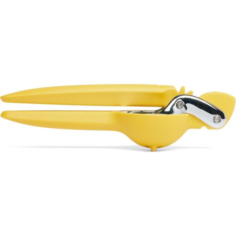 Chef'n Spremiagrumi manuale of Citrus FreshForce per arance, lime e limoni, pressa of Polietilene e acciaio inox, colore giallo,25,5x7,2x7cm, 1 pz.