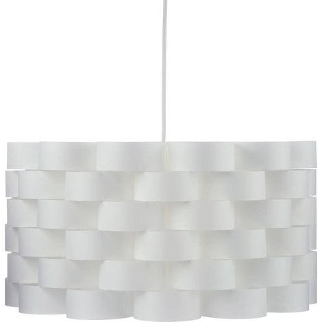 Lámpara colgante 'Moki' blanca D. 42 cm - Atmosphera créateur d'intérieur (1/5)