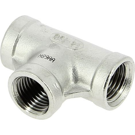 Té inox égal Femelle 1/4