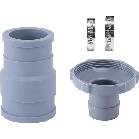 Adaptateur de tuyau Set pour Intex Skimmer, tuyau de piscine 1.25/1.5 pouces, pièce de rechange, 2 pièces