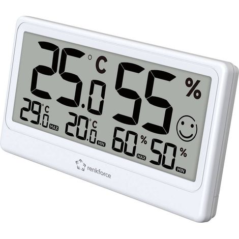 Renkforce RF-6416470 Termoigrometro Bianco RF-6416470