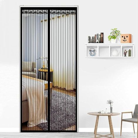 Magnetisches Moskitonetz für Türen, Fliegengittervorhang, Magnetisches Tür-Moskitonetz, Magnetisches Tür-Moskitonetz, Geeignet für Kinderzimmer, Schlafzimmer, Küchentür usw. (90 x 210 cm) (1/5)